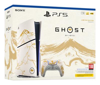 Sony PlayStation 5 - Ghost of Yotei Gold Limited Edition 1,02 TB Wifi Zwart, Wit