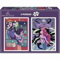 Puzzel - EDUCA - Disney Schurken & Prinsessen - 2x500 stukjes - thumbnail