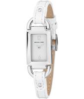 Horlogeband Michael Kors MK2106 Leder Wit 8mm