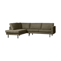 WOOOD Rodeo hoekbank links velvet Bonsai - thumbnail