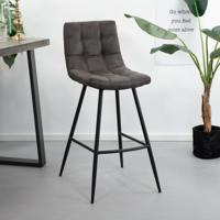 Tower Living barkruk 'Navarra' (zithoogte 75cm), kleur antraciet - thumbnail