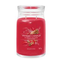 Yankee Candle sparkling cinnamon signature large jar - thumbnail