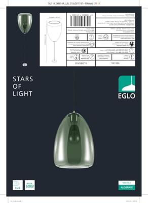 Eglo HanglampAlobrase Ø 30cm - 98614