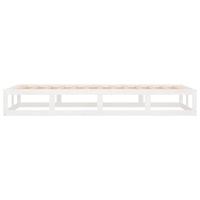 Bedframe massief hout wit 75x190 cm 2FT6 Small Single - thumbnail