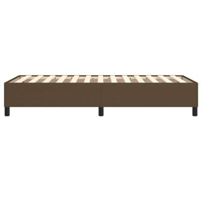 Boxspring bed 100x200 cm stof donkerbruin