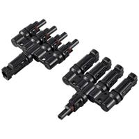 Sygonix Solaradapter T-Verbinder (4 zu 1) 1000V SY-6408002 Y-stekker - thumbnail