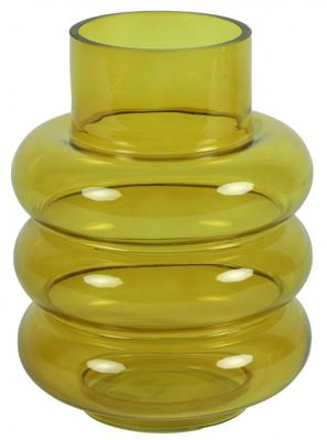 Countryfield vaas nikky s mosterdgeel 22 cm | 6 stuks