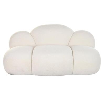 Sofa DKD Home Decor 149 x 76 x 77 cm Wolken Wit Modern