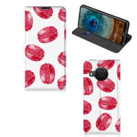 Nokia X20 | X10 | Flip Style Cover | Pink Macarons - thumbnail