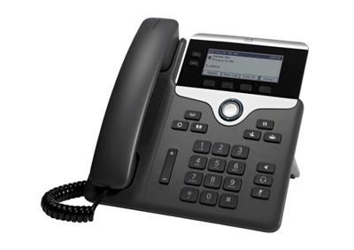 Cisco 7821 IP telefoon Zwart, Zilver Handset met snoer 2 regels Cisco 7821 IP telefoon Zwart, Zilver Handset met snoer 2 regels