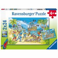Ravensburger puzzel Avontureneiland 2x24 stukjes - thumbnail
