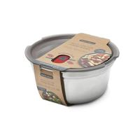 Black+Blum RVS-voedselkom groot - voor maaltijdvoorbereiding - Ø 170 mm - H 81 mm - Grijs/Rood - thumbnail