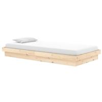 Bedframe massief hout 90x200 cm - thumbnail