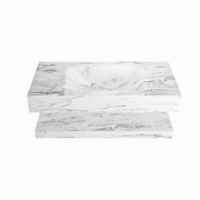 MONDIAZ ALAN-DLUX 90cm planchet Glace. Vrijhangende wastafel CLOUD midden 1 kraangat, kleur Glace. MONDIAZ ALAN-DLUX 90cm planchet Glace. Vrijhangende wastafel CLOUD midden 1 kraangat, kleur Glace.