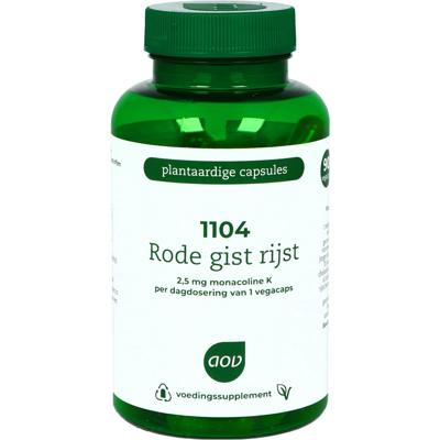 AOV 1104 Rode gist rijst extra 90 Vegetarische capsules AOV 1104 Rode gist rijst extra 90 Vegetarische capsules