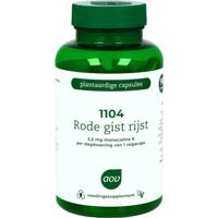 AOV 1104 Rode gist rijst extra 90 Vegetarische capsules - thumbnail