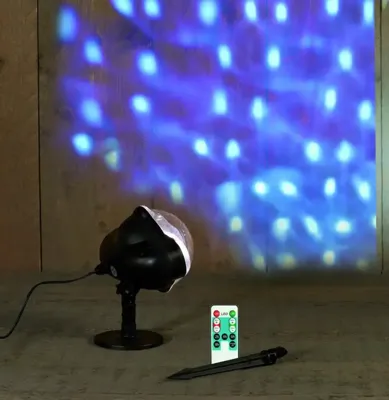 Anna's Collection LED outdoor tuinsteker projector sneeuw wit