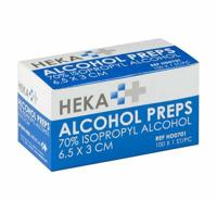 Alcoholdoekjes (100 stuks) - Alcohol doekjes - 100 stuks - thumbnail