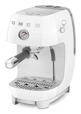 SMEG ECF03WHEU 50's Style Handmatige Espressomachine - Wit