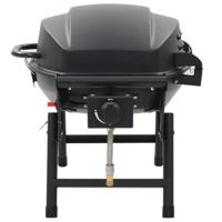 Gasbarbecue met kookzone zwart - thumbnail