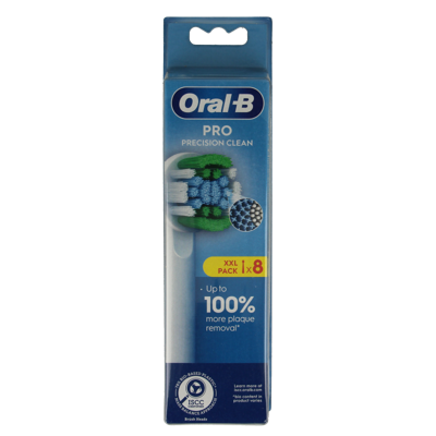 Oral B Opzetborstel precision clean 8 Stuks