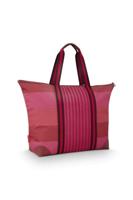 Pip Studio Tilda Tote Bag Large Streep Roze - thumbnail