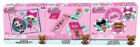 Spin Master Games L.O.L. Surprise! Driedubbel spelpakket met puzzel, domino, en jumbo-speelkaarten - thumbnail
