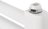 Saqu Fonti handdoekradiator 733W 50x151cm Wit - thumbnail
