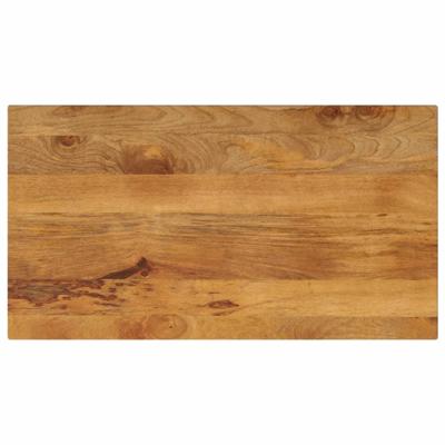 Tafelblad rechthoekig 120x70x3,8 cm massief mangohout