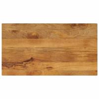 Tafelblad rechthoekig 120x70x3,8 cm massief mangohout - thumbnail