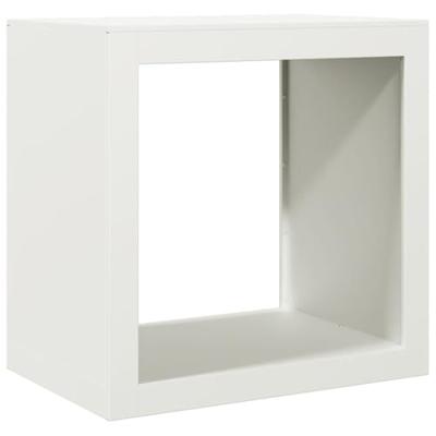 Haardhoutrek 60x40x60 cm staal wit Haardhoutrek 60x40x60 cm staal wit