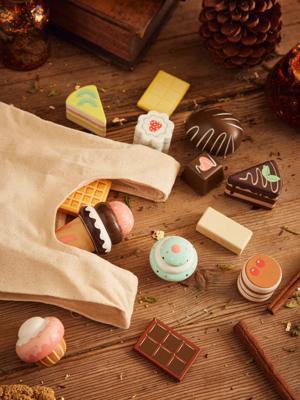 FSC¨ houten taart- en chocoladetas beige FSC¨ houten taart- en chocoladetas beige