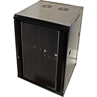 VALUE Wandbehuizing 18 HE (HxBxD) 910x570x450mm, zwart