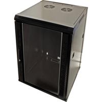 VALUE Wandbehuizing 18 HE (HxBxD) 910x570x450mm, zwart - thumbnail