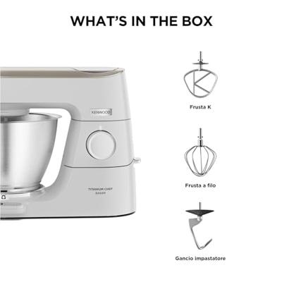 Kenwood KVC65.001WH Foodprocessor 1200 W Wit