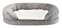 TOPMAST ORTHOPEDISCH HONDENBED - 100 X 65 X 24 CM - GRIJS - thumbnail