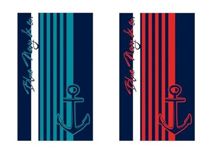 Strandhanddoek Secaneta Inkara 100 x 170 cm Jacquard Fluweel