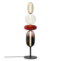 Bomma Pebbles Large Vloerlamp - Configuratie 3 - Zwart, wit - rood - thumbnail
