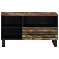 Tv-meubel 80x34x46 cm massief acaciahout - thumbnail