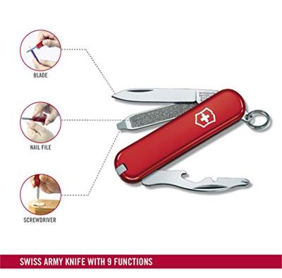 Victorinox Rally 0.6163 Zwitsers zakmes Aantal functies 9 Rood Victorinox Rally 0.6163 Zwitsers zakmes Aantal functies 9 Rood