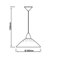 Brilliant Titaan grijze hanglampLogo Ø 35cm - 78270/11 - thumbnail