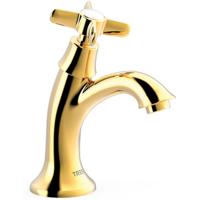 Specificaties Wastafelkraan Tres Clasic 1 waterleiding of voormengsysteem Goud Tres - thumbnail