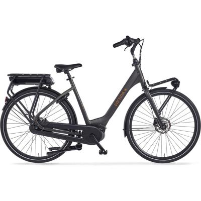 Cortina E-Common Family Moederfiets Bosch Active Line Plus 28 inch 46cm Black Gold Matt DB8