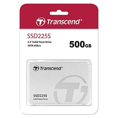 Transcend SSD225S 500 GB Harde schijf (2.5 inch) SATA III Retail TS500GSSD225S Transcend SSD225S 500 GB Harde schijf (2.5 inch) SATA III Retail TS500GSSD225S