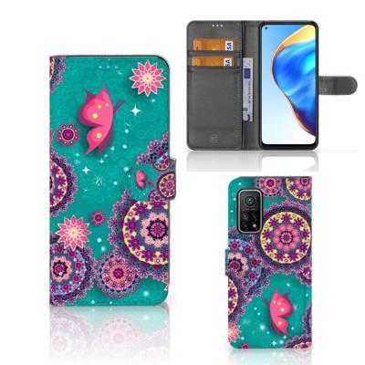 Xiaomi Mi 10T Pro | Mi 10T Hoesje Cirkels en Vlinders Xiaomi Mi 10T Pro | Mi 10T Hoesje Cirkels en Vlinders