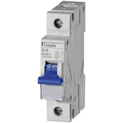 Doepke 09914022 DLS6H B13A 1polig 6KA Zekeringautomaat 1-polig 13 A 230 V Doepke 09914022 DLS6H B13A 1polig 6KA Zekeringautomaat 1-polig 13 A 230 V