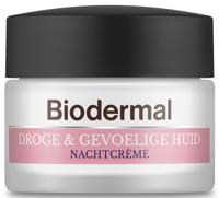 Biodermal Nachtcreme droge en gevoelige huid 50 Milliliter - thumbnail