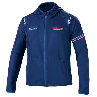 Windcheater Jas Sparco Martini Racing Blauw L Windcheater Jas Sparco Martini Racing Blauw L