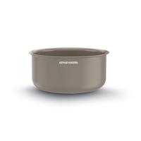 Set van 3 steelpannen - Geschikt voor alle kookplaten inclusief inductie - ARTHUR MARTIN - AM1122 - Keramiek - Ø 16-18-20 cm + afneembare handgreep - Taupe - thumbnail