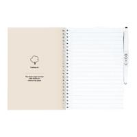 MOYU Uitwisbaar notitieboek - hardcover a5 - flamingo desert - thumbnail